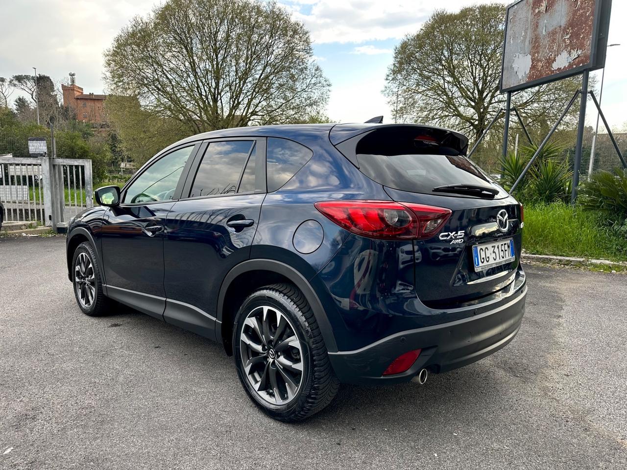 Mazda CX-5 2.2L Skyactiv-D 175CV 4WD Exceed Tetto Pelle Navi Traino Bose Service Permute Rate Garanzia