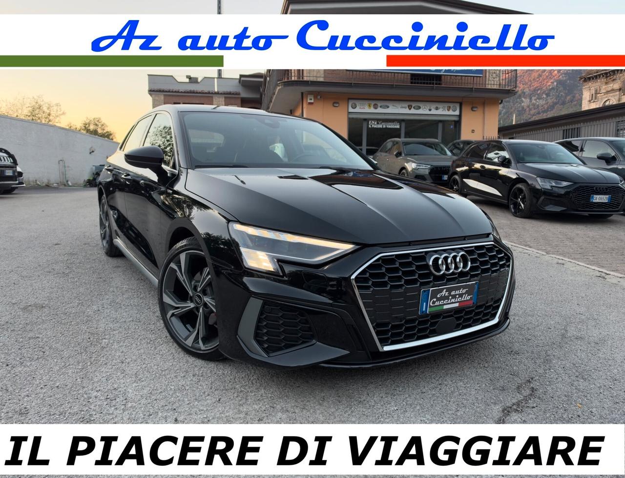 Audi A3 SPB 35 TDI 150 CV - S-LINE - S-TRONIC MY 22 FULL PELLE- MATRIX