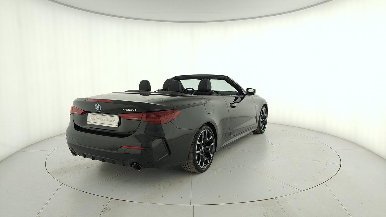 BMW Serie 4 G23 LCI 2024 Cabrio - 420d Cabrio mhev 48V MSport Pro auto