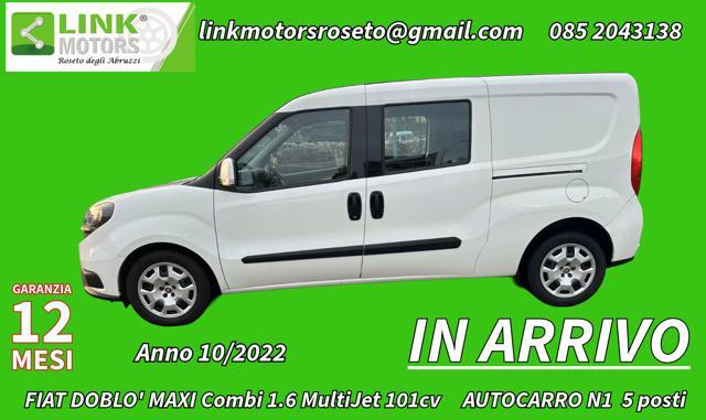 FIAT Doblo MAXI Kombi N1 5posti 1.6 MJT 101CV Sortimo/ + Iva