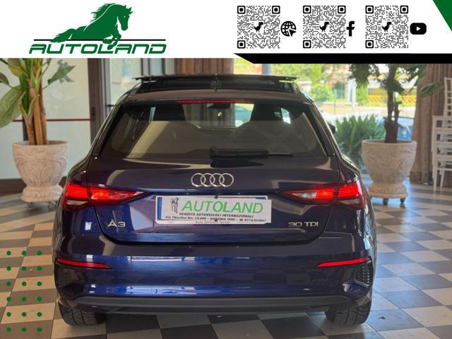 AUDI A3 SPB 30 TDI 116CV CronoTagliandi Tetto Panorama