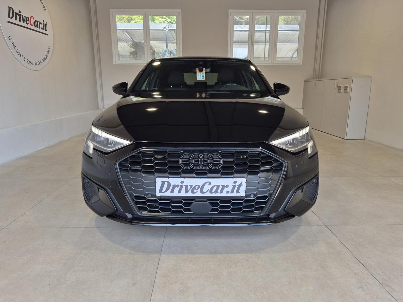 Audi A3 SPORTBACK 30 1.0 TFSI MHEV S-TRONIC LED CARPLAY V.PRIVACY C.18 AUTO UFFICIALE AUDI 1 PROPRIETARIO