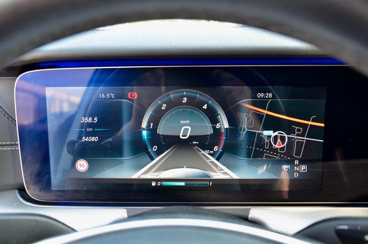 MERCEDES-BENZ E 220d PREMIUM AMG LINE 194cv AUTO, UFF ITALIANA, SERVICE MERCEDES, EURO 6C, HI-FI BURMESTER, MULTIBEAM, RETRO 360°, PERMUTE