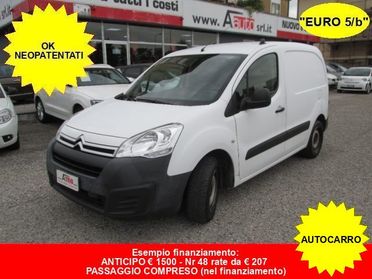 CITROEN Berlingo 1.6 HDi FAP Van 3 POSTI Club -OkNeopat.- UniPropr.