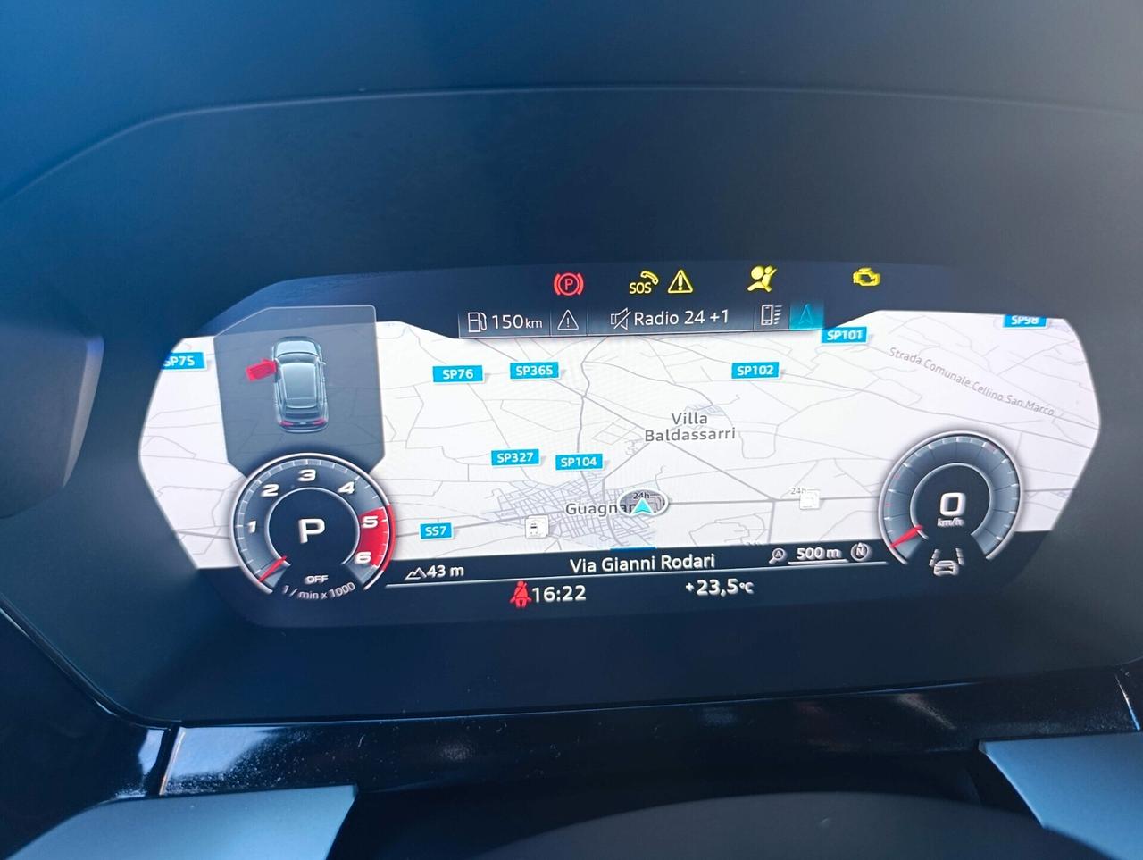 AUDI A3 35 2.0 TDI 150cv 11/2020 COCKPIT/LED/SENSORI ANT/POST