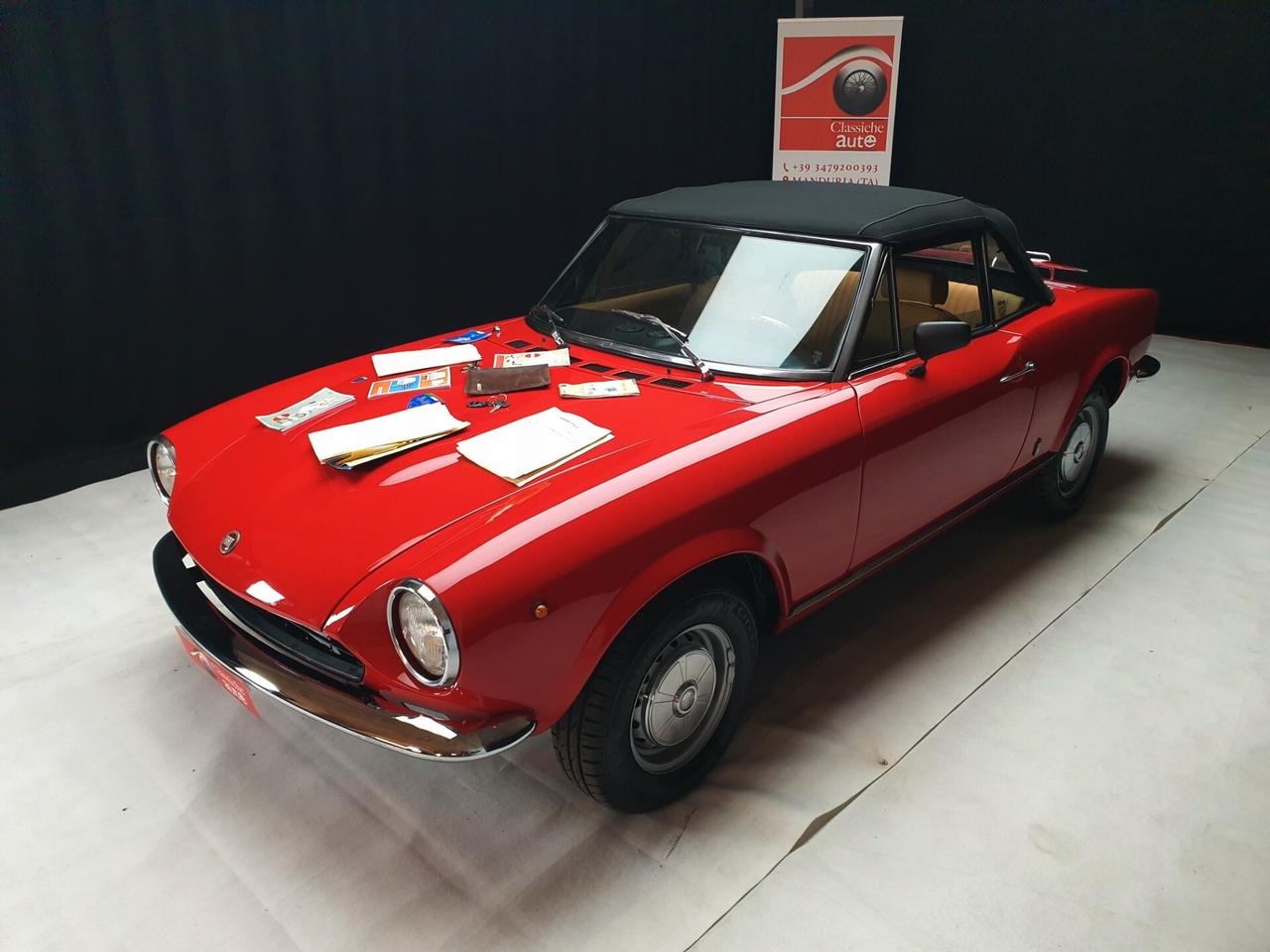 Fiat 124 Spider certif. ASI con C.R.S.