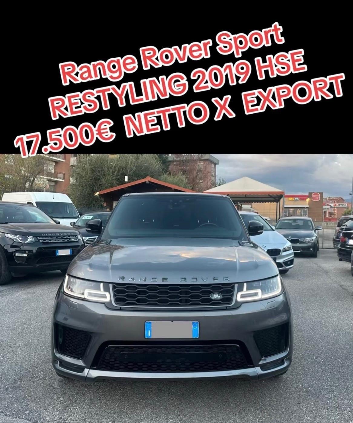 Land Rover Range Sport 3.0 SDV6 HSE Dynamic mod 2019
