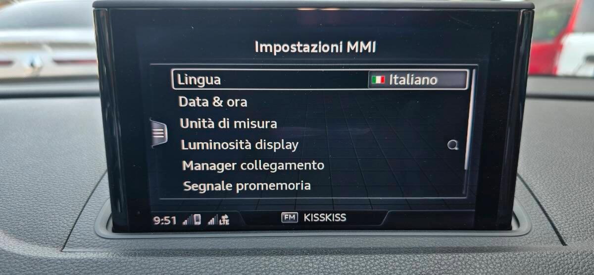 Audi A3 III 2016 Cabriolet Cabrio 4x4 edition 184cv S-LINE *GAR 2ANNI AUDI