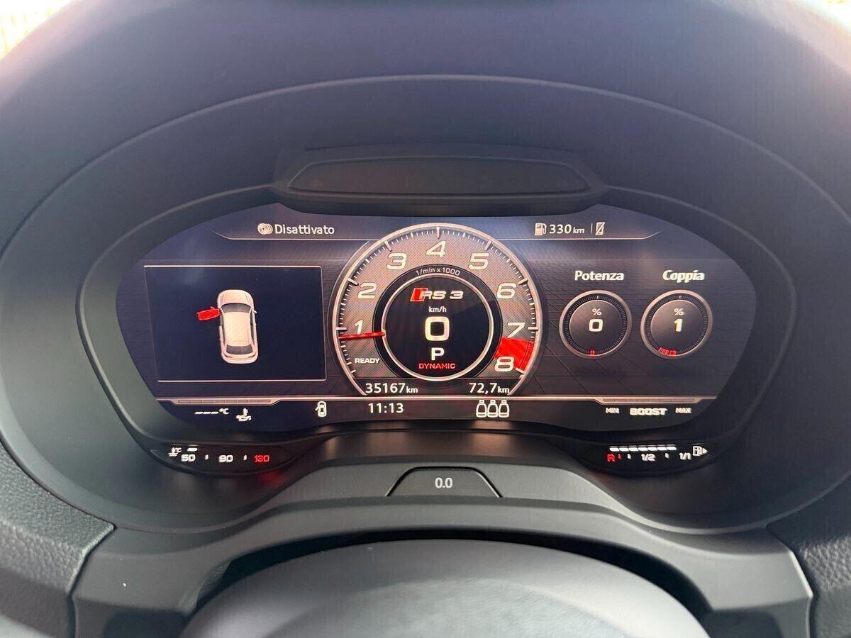 audi RS3 2.5 Spb 400cv solo km35000 stra full 19