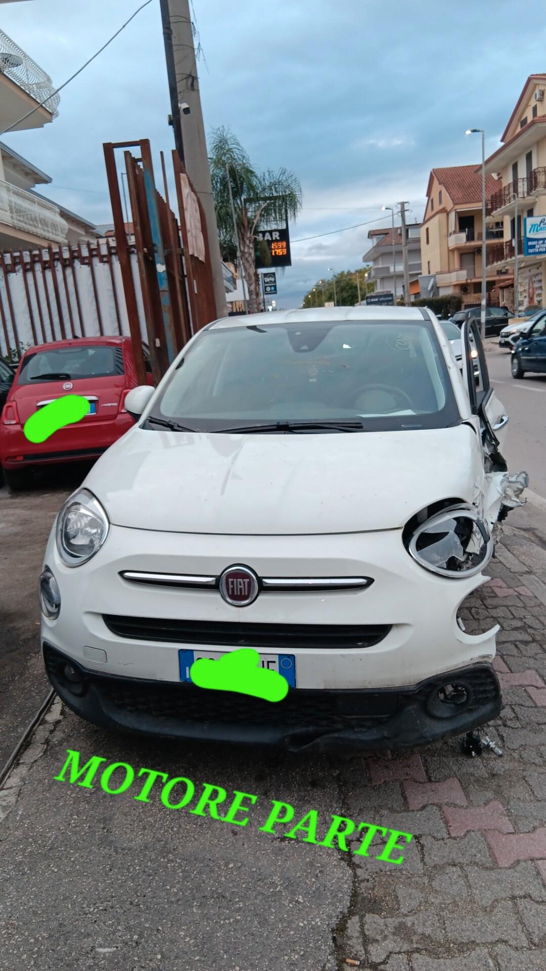 Fiat 500X incidentata sinistrata mondialcars km 66.000