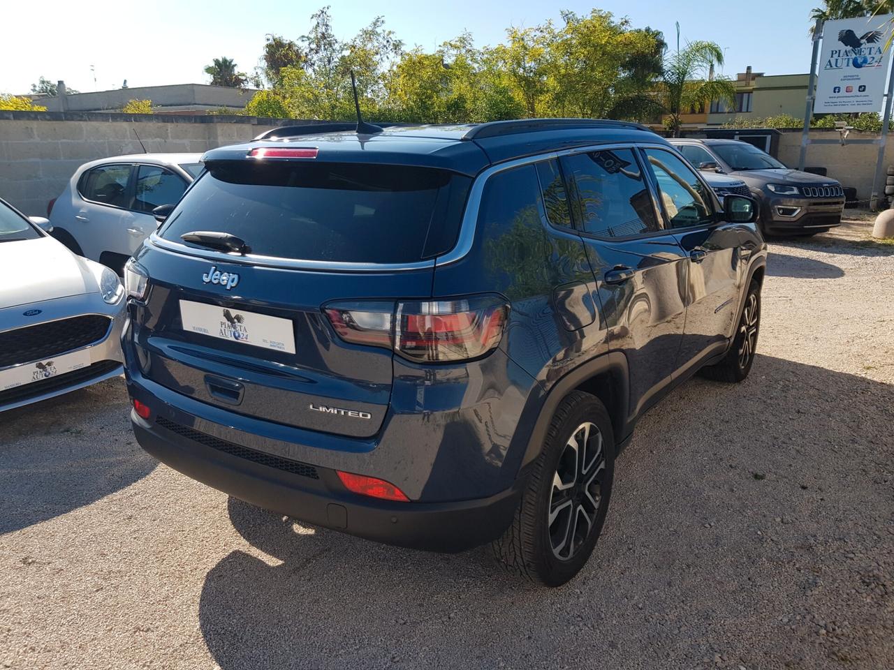 Jeep Compass 1.6 Multijet II 2WD Limited Navy Led Rcam Pelle