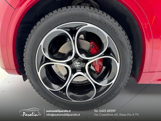 ALFA ROMEO Stelvio 2.0 Turbo 280 CV AT8 Q4 Veloce Harman-pelle Rossa
