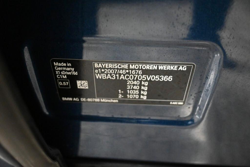 BMW X1 16D 115CV 6M. S-DRIVE BUSINESS ADVANTAGE ( FARI LED - CRUISE - NAVI - PARK ASSISTANT - TELECAMERA POST. )