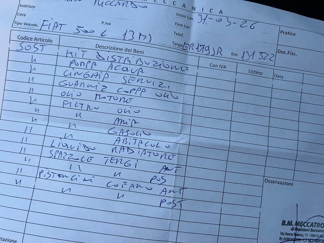 Fiat 500L 1.3 Multijet 85 CV 2013