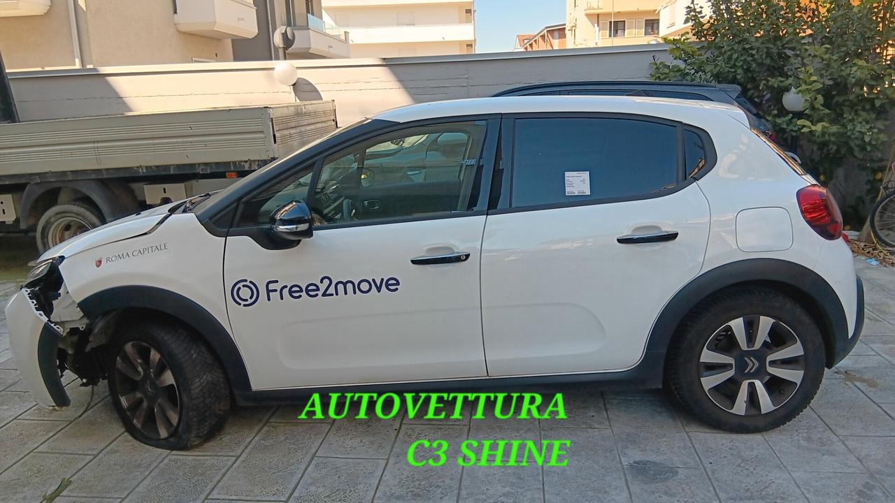 Citroen C3 SHINE INCIDENTATA SINISTRATA MONDIALCARS 024