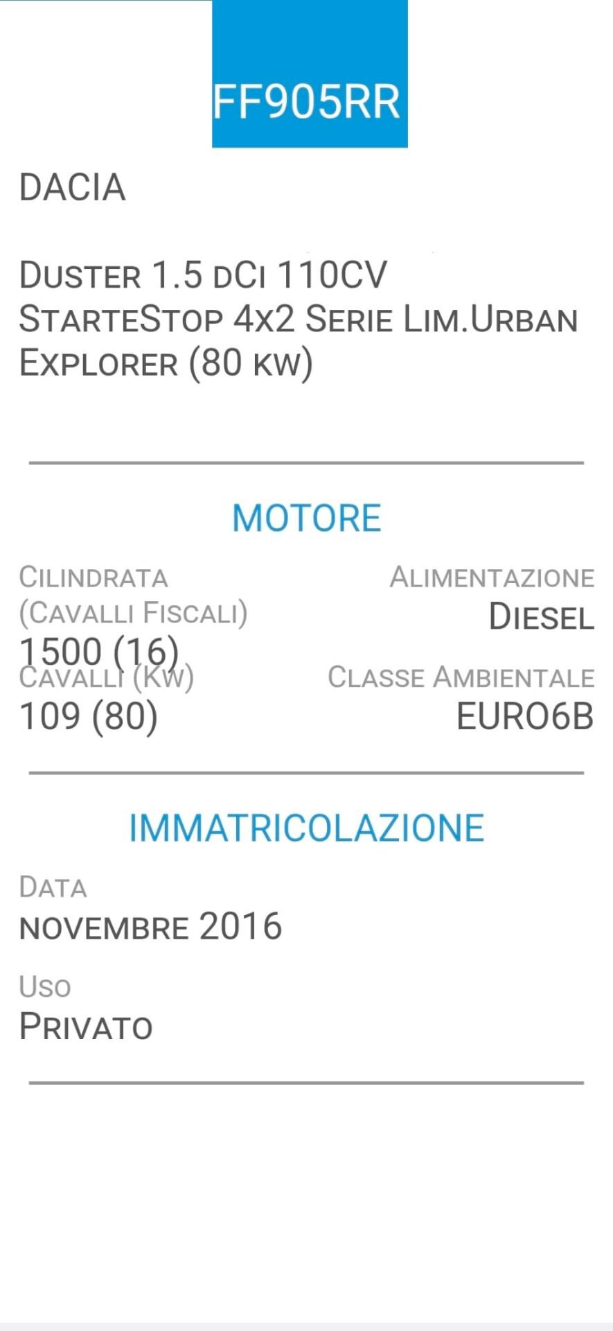 DACIA Duster 1.5 dCi-UNICO PROPRIETAR-EURO 6B-NAVI