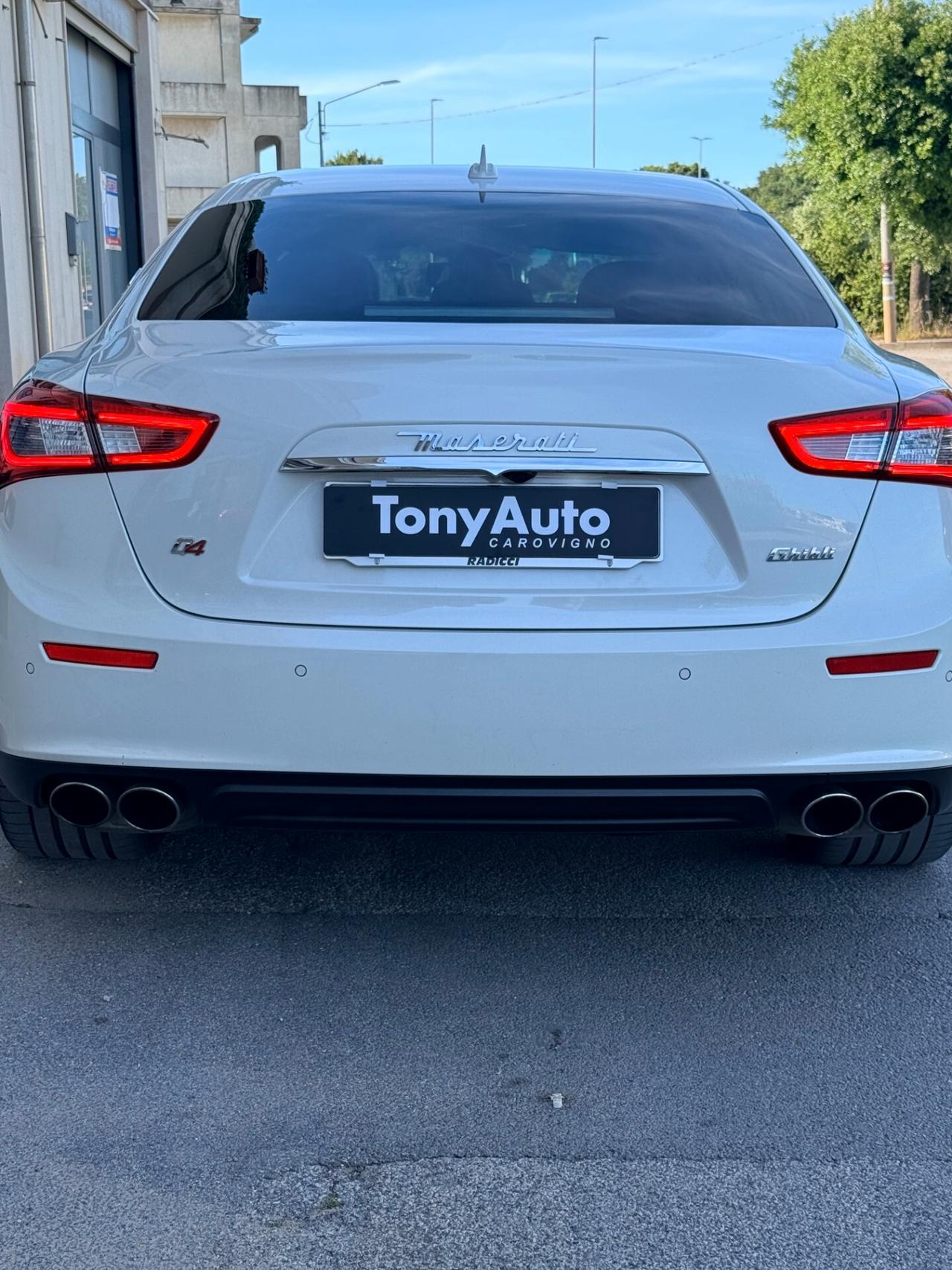 Maserati Ghibli 3.0 V6 bt S Q4 410cv auto E6 TETTO APRIBILE,TELECAMERA,PELLE CARTIER,NAVI,km certificati