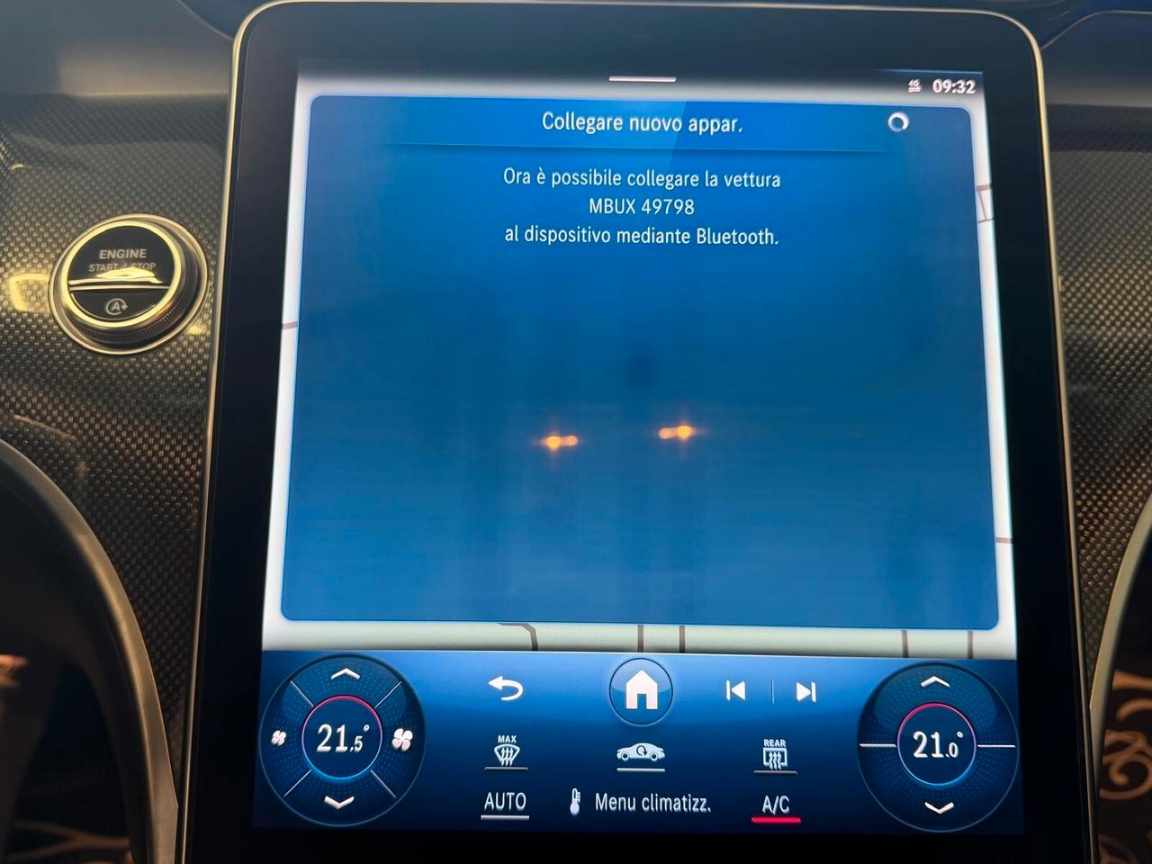 MERCEDES CLASSE C220D PREMIUM 2.0 MHEV 200CV PELLE NAVI CAM ANNO 2022