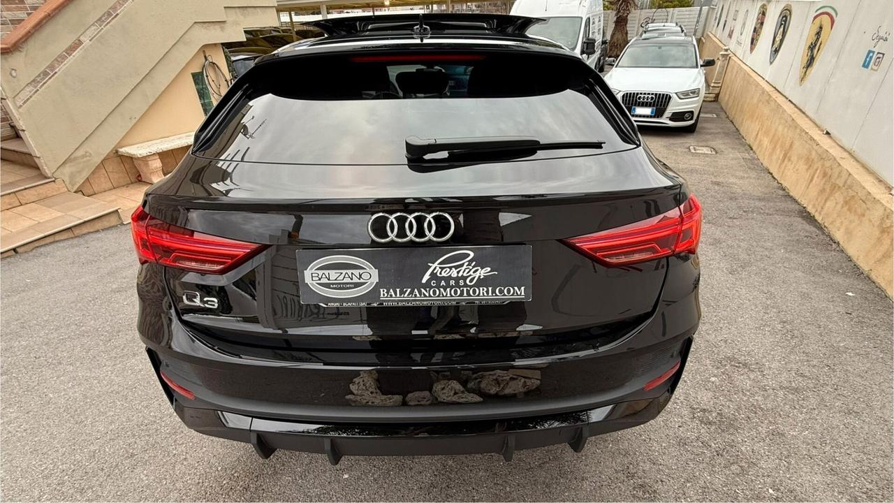 AUDI Q3 SPB 35 TDI IDENTITY BLACK KM0 2024 TETTO APRIBILE