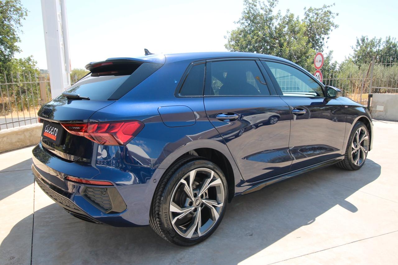 Audi A3 Spb 40 tfsi e Identity Black s-tronic|22000 km|2024