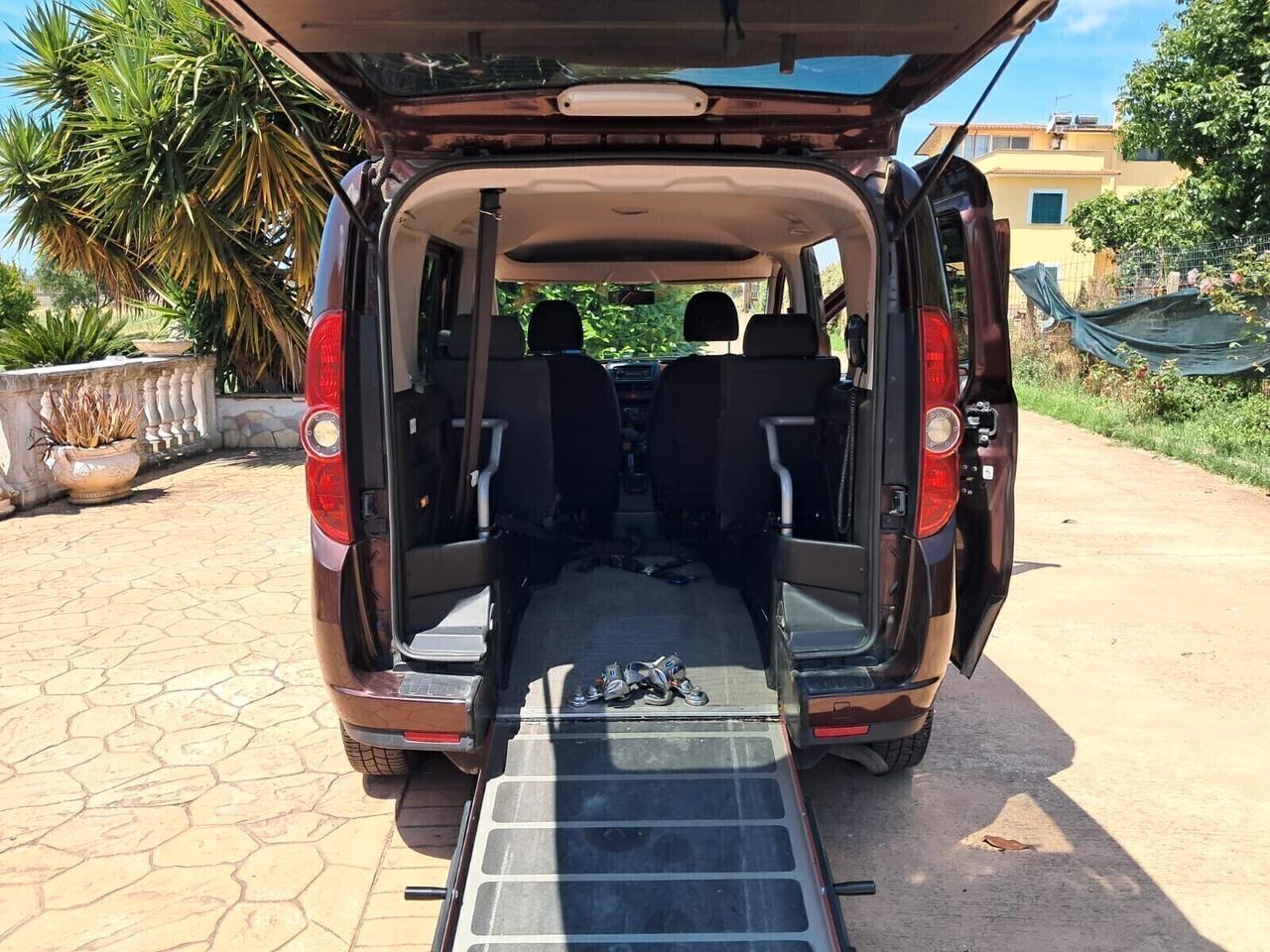 Fiat Doblo Doblò 1.6 mjet PIANALE RIBASSATO TRASPORTO DISABILI 4 piu 1
