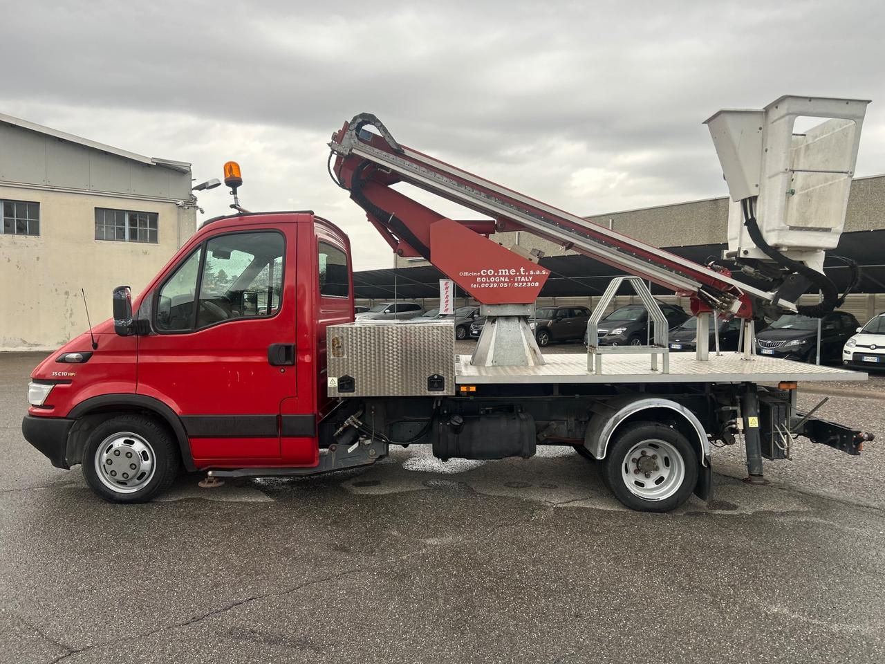 Iveco Daily 35C10 2.3 Hpi cabinato con Cestello elevatore