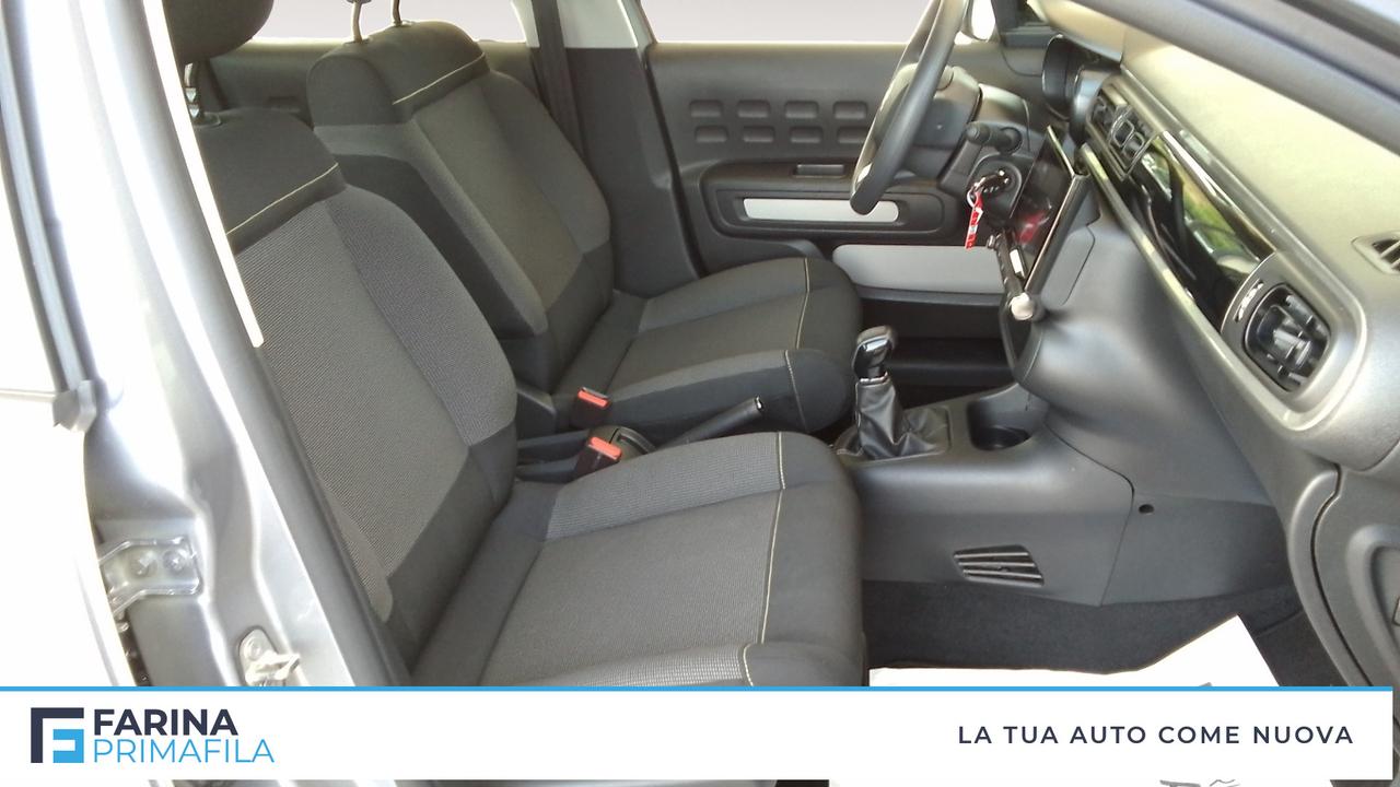 CITROEN C3 1.2 puretech Plus s&s 83cv neopatentati