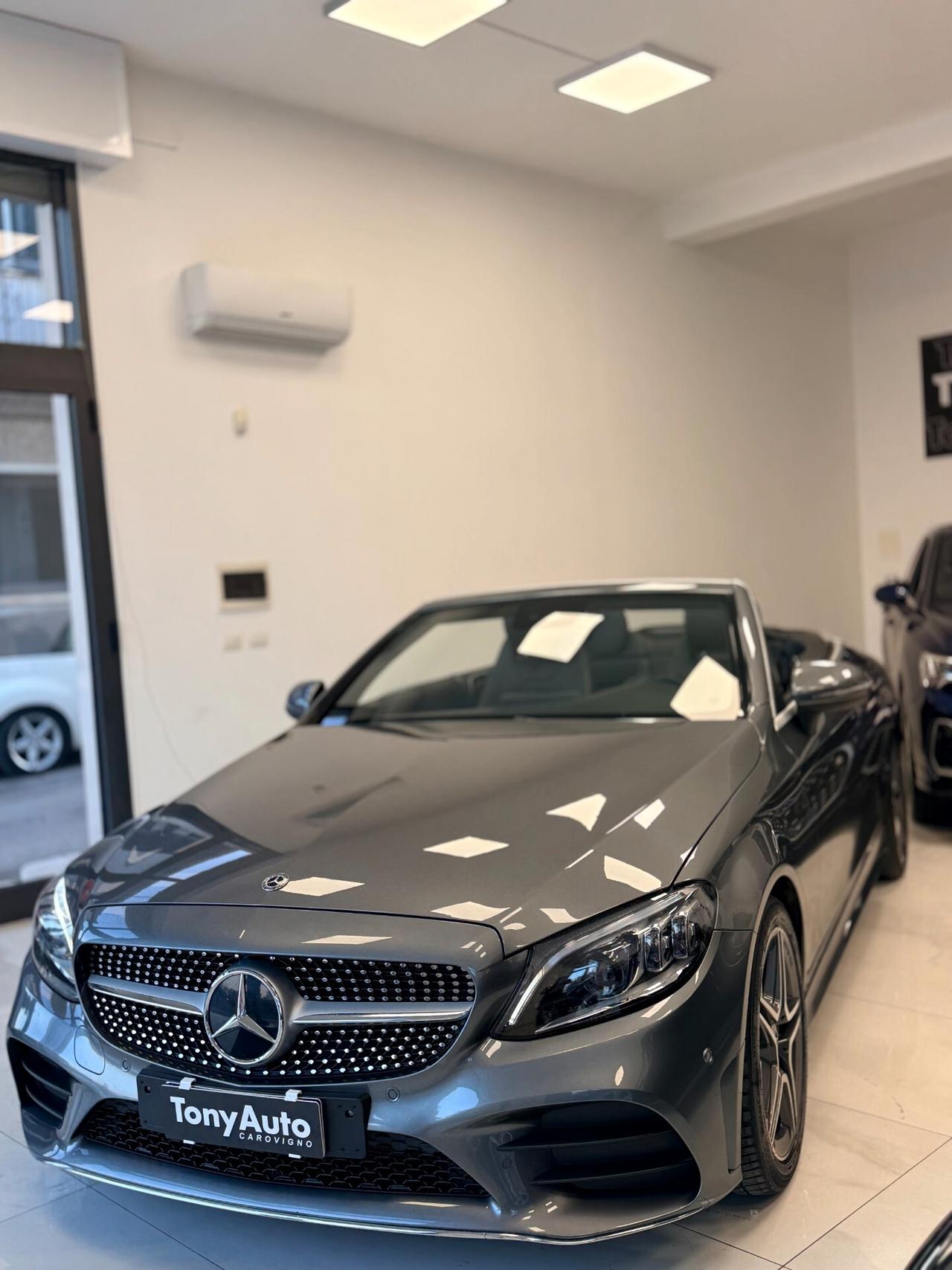 Mercedes-benz C 220 d AutoCABRIO Premium Plus automatica con LUCI SOFFUSE,VIRTUAL COCKPIT,TELECAMERA,APPLE CARPLAY,NAVI