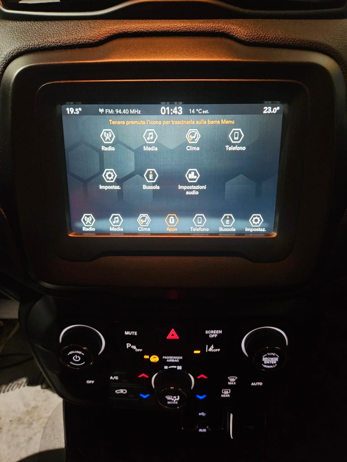 Jeep Renegade 1.6mtj 130cv NIGHT EAGLE 21.000KM