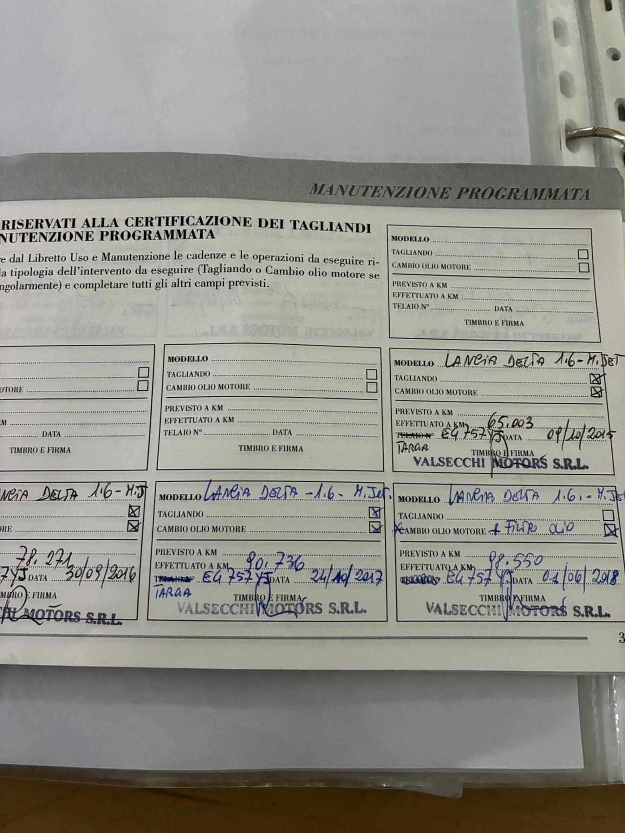 Lancia Delta 1.6 MJT 120cv perfetta-2011