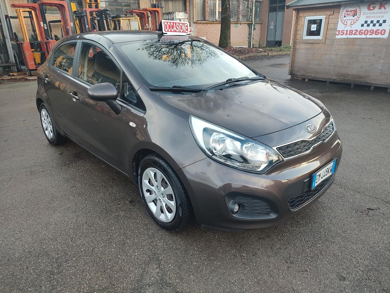 Kia Rio 1.1 CRDi, 5 PORTE, VEICOLO EURO 5A, GRANDINATA, OK NEOPATENTATI.