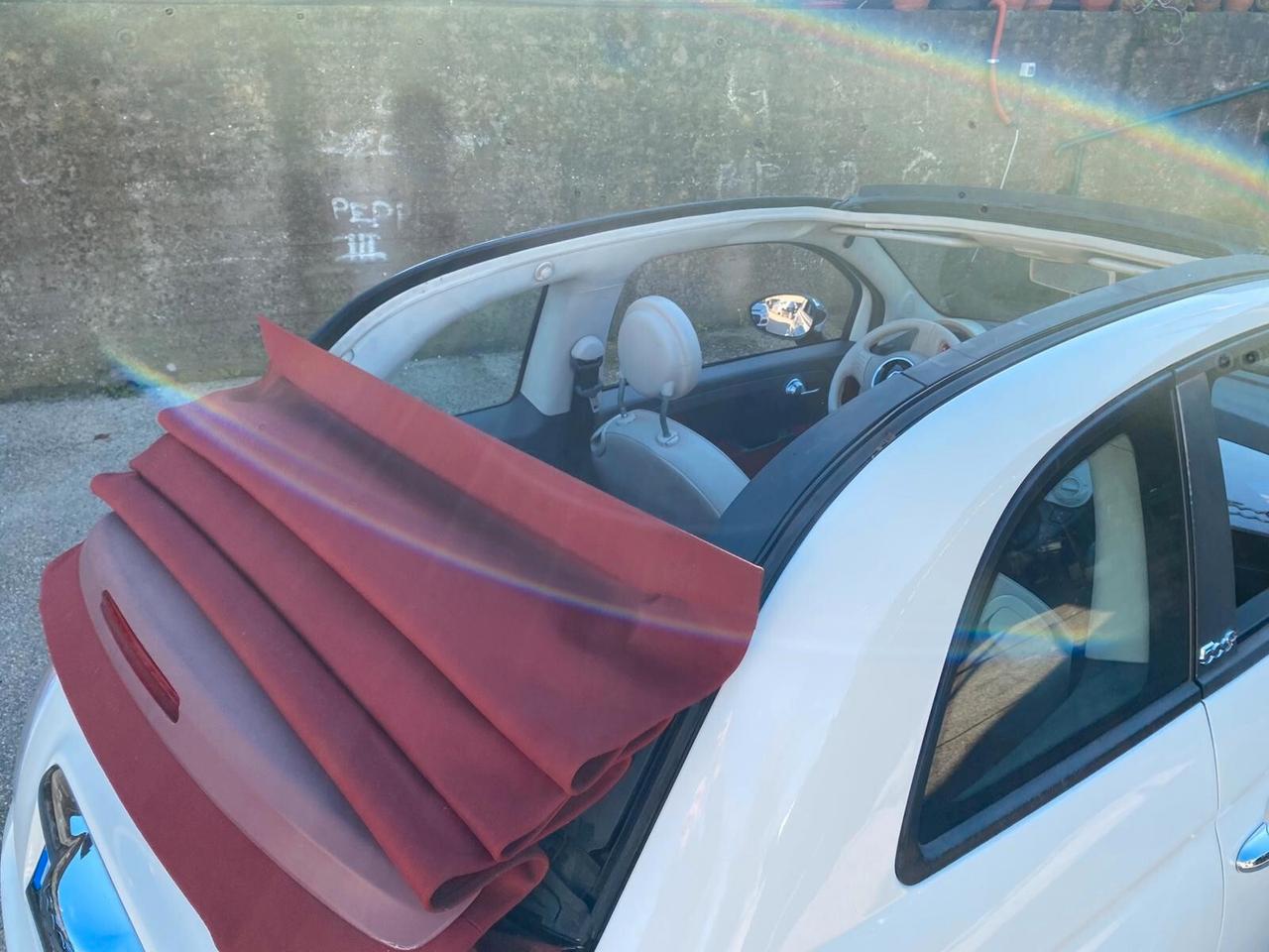 Fiat 500 1.2 Lounge 69cv cabrio full nuova 2010