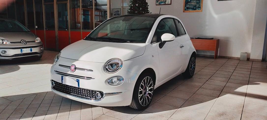 Fiat 500 1.0 Hybrid Dolcevita CLIMA AUTOMATICO CERCHI '16 NAVI FENDI SCHERMO TFT DIGITALE