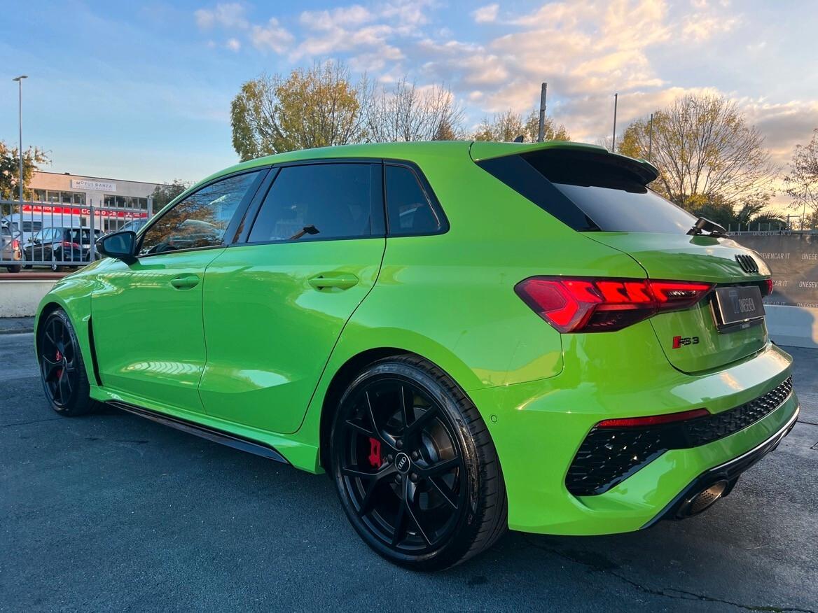 Audi A3 RS 3 SPB TFSI quattro S tronic Freni Carboceramica+Tetto FULL