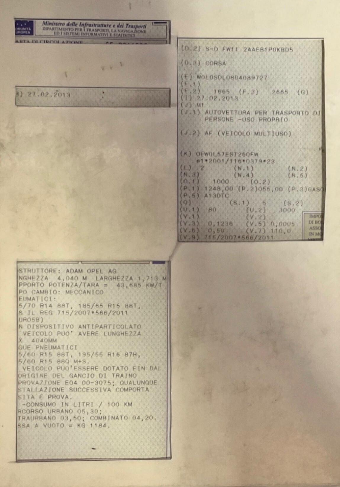 Opel Corsa 1.3 CDTI 75CV Euro5 Ok NEOPATENTATI