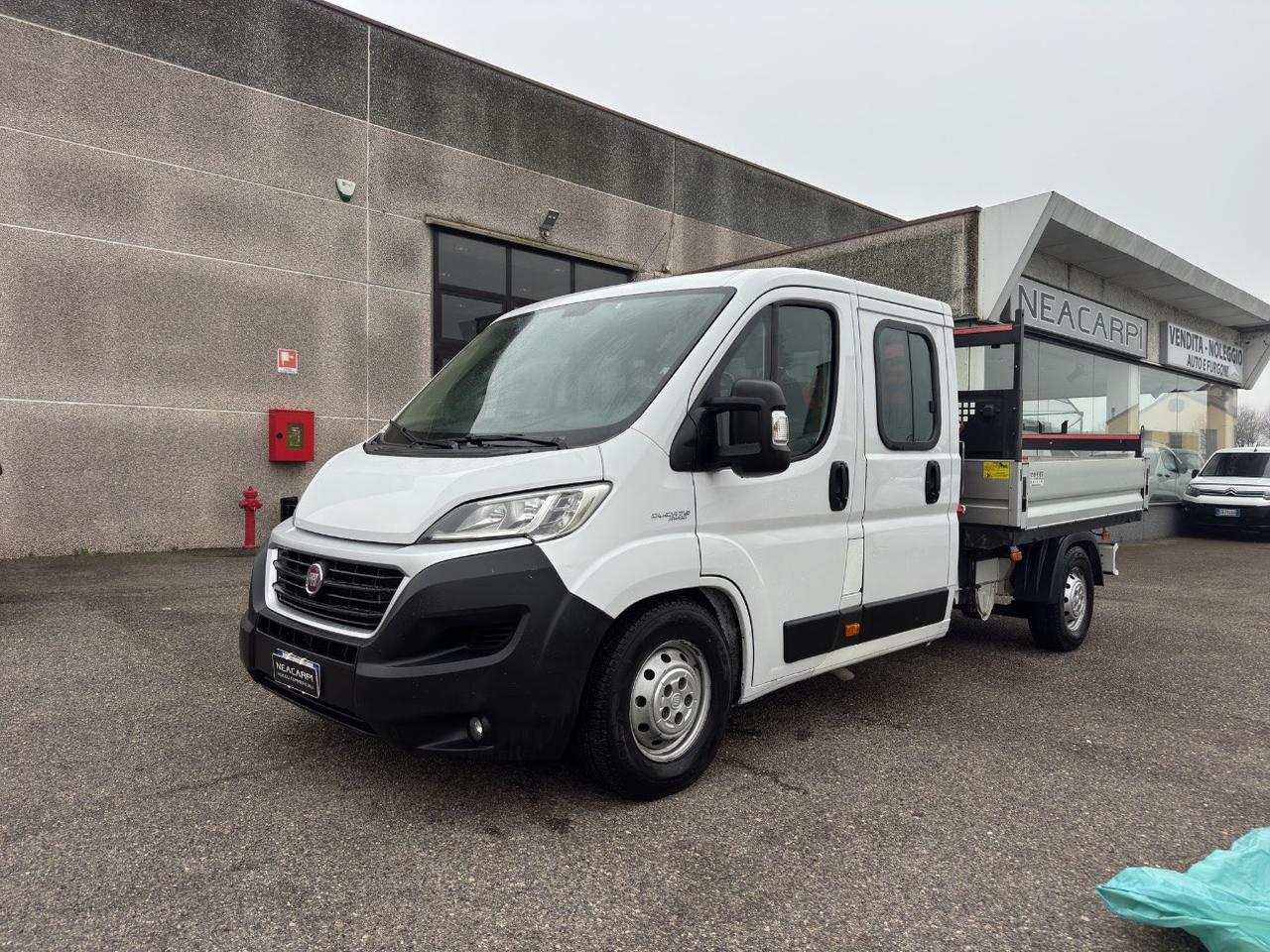Fiat Ducato MAXI 2.3 MJT 130CV CASSONE GRU FASSI DOPPIA CABINA