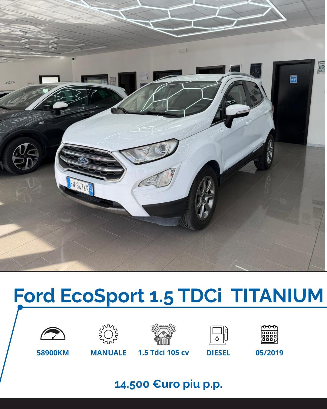 Ford EcoSport 1.5 Ecoblue 100 CV Start&Stop Titanium