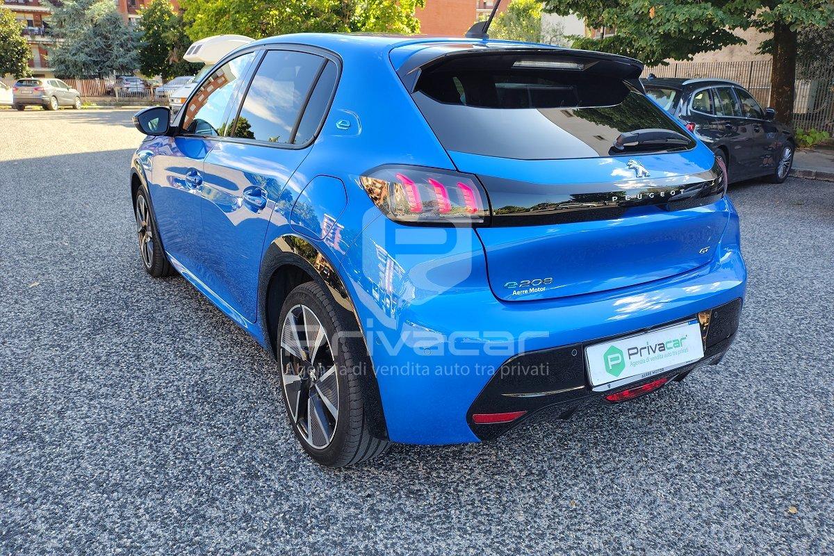 PEUGEOT 208 motore elettrico 136 CV 5 porte GT