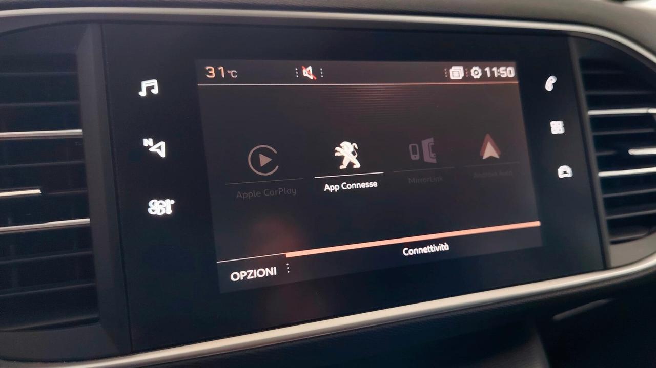 PEUGEOT 308 1.5 BLUEHDI ALLURE PACK 130CV - CAR PLAY, NEOPATENTATI