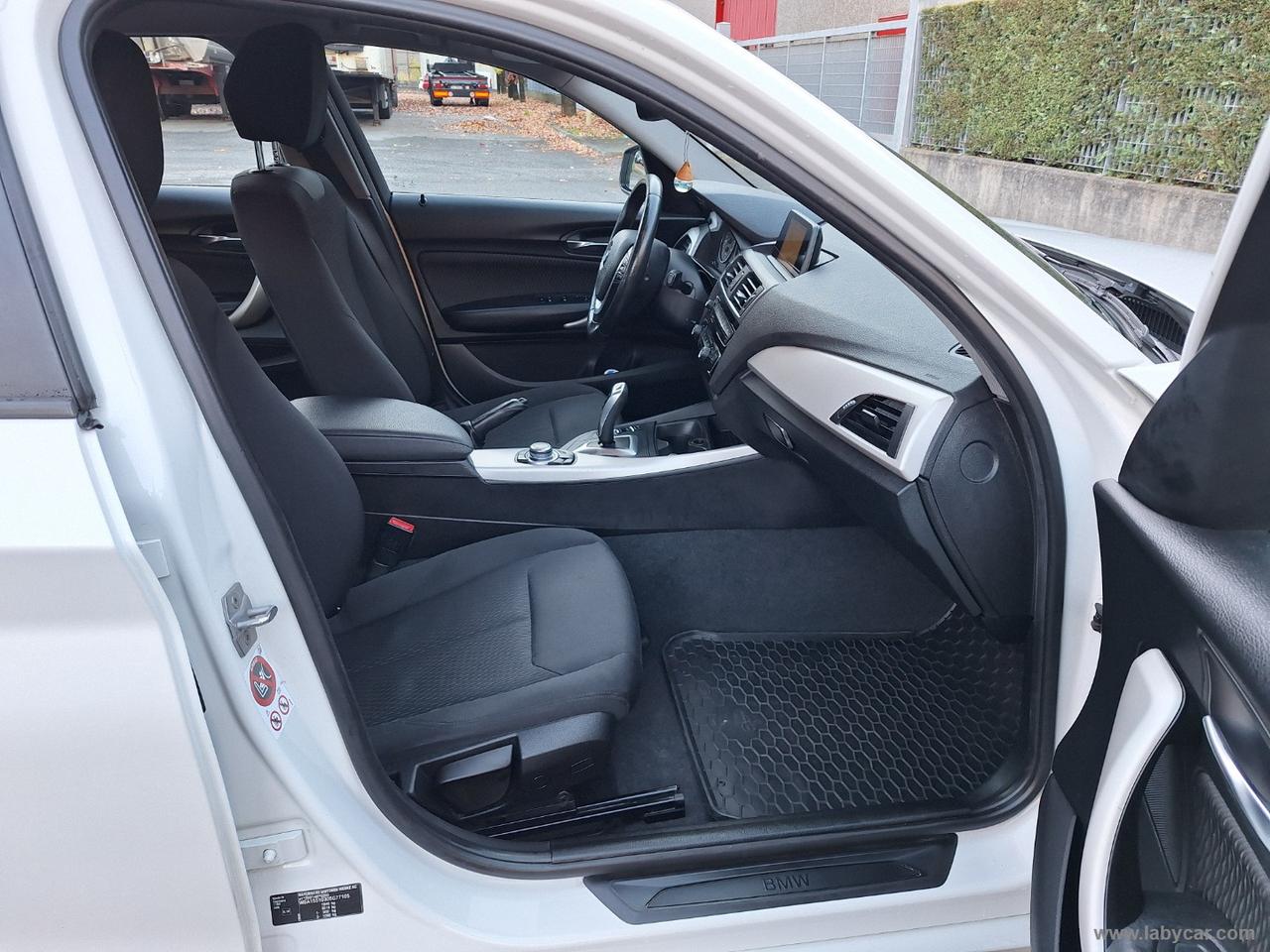 BMW 118d AUTOM. EURO 6 CRUISE SENSORI DI PARCHEGGIO