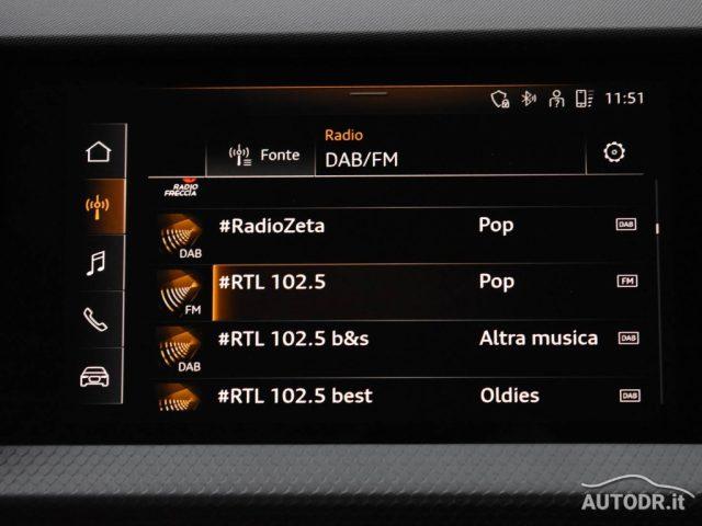 AUDI A1 SPB 30 TFSI Admired Advanced Carplay Garanzia Audi