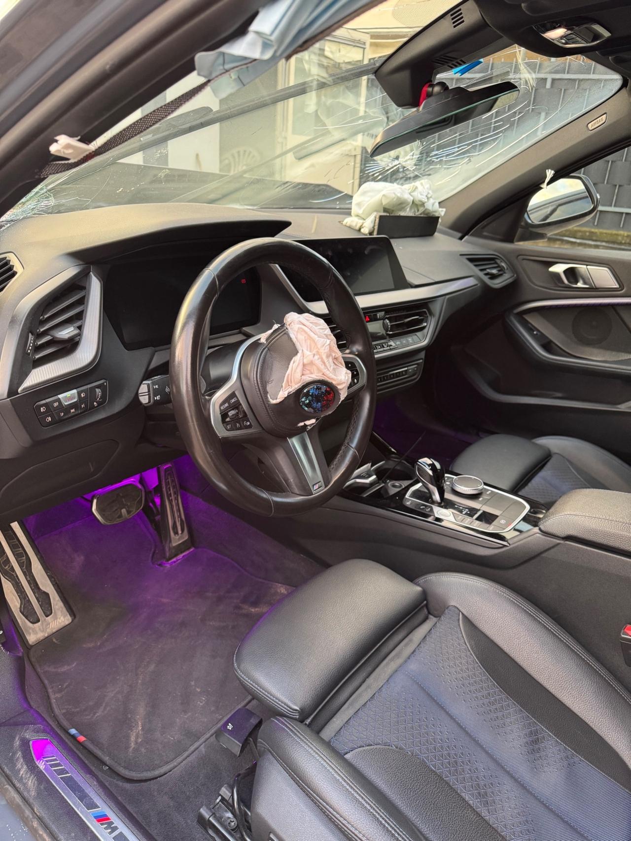 Bmw 118i Msport 2021 sinistrata