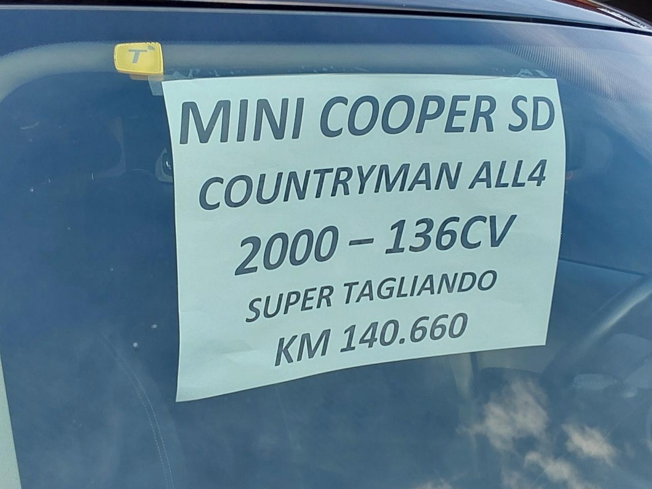 Mini Cooper SD Countryman 2.0 143 Cv ALL4 (Bicolore).