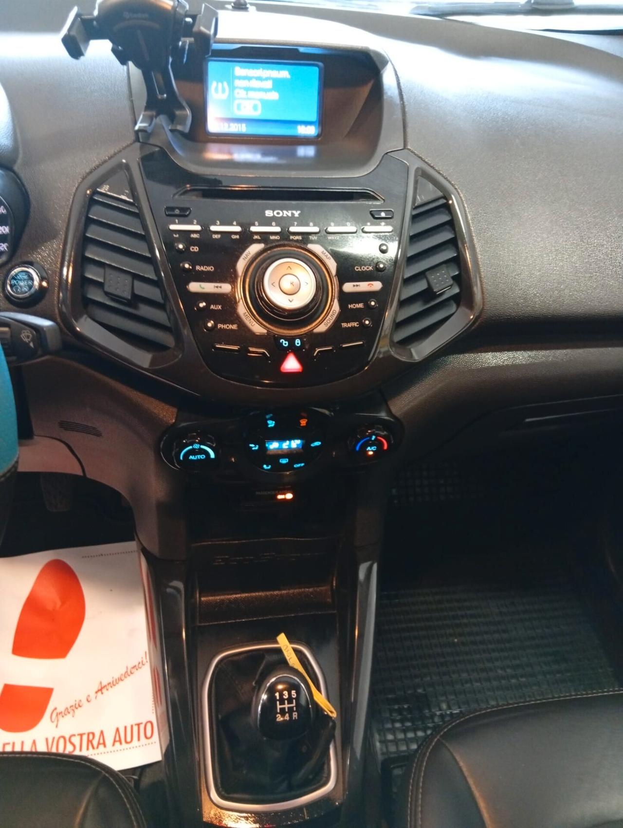 FORD ECOSPORT 1.0 BENZINA 75.000KM EURO 6B IDEALE PER NEO PATENTATI
