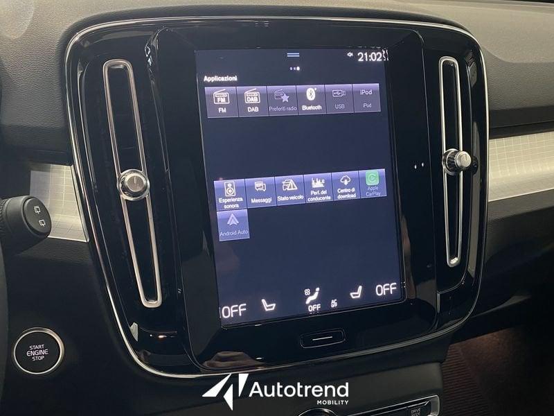 Volvo XC40 T4 Recharge Plug-in Hybrid 129+82 CV Automatico Plus Dark