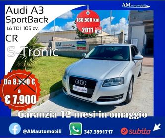 Audi A3 SPB 1.6 TDI 105 cv. CR S-Tronic Ambition