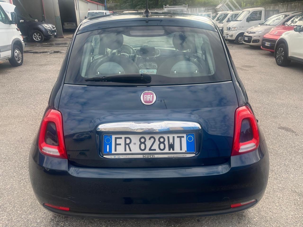 Fiat 500-1.2 benz-km 80000-09/2018