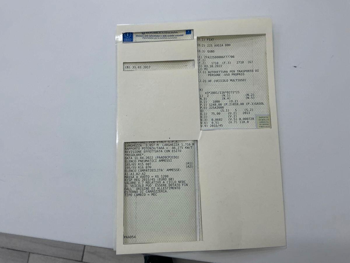 Fiat Qubo 1.3 MJT 80 CV Easy