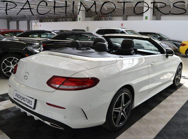 MERCEDES-BENZ C 180 Cabrio Premium Amg Automatica Capote Blu
