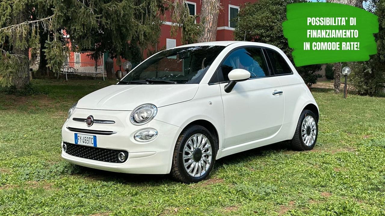 Fiat 500 0.9 TwinAir Turbo 85 CV Lounge NEOP 2019 PERFETTA leggi testo